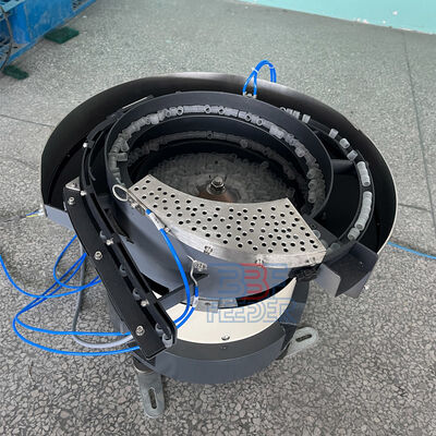 Müşterilerin Gereksinimlerine Göre Hız Vibratory Bowl Feeder 500 mm X 500 mm X 400 mm Bowl Finishing Polishing Or PU Coating
