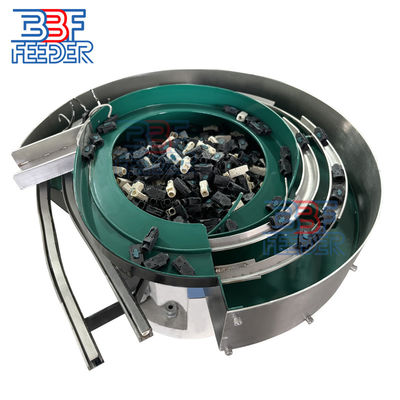 Rotary Vibratory Bowl Feeder Plastik Parçalar İki Şerit Vibrating Feeding Machine