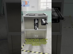 Özel titreşimli kase besleyici Ses geçirmez kapağı Büyük Kapasite Plastik boru parçaları besleyici