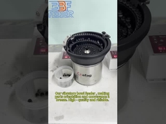 Kesin yönelim besleme bileşenleri kapağı düğme titreşim kase besleyicisi