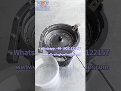 12 cm titreşimli kase besleyicisi eylemde. Yüksek Hızlı Malzeme Taşıma Demo.